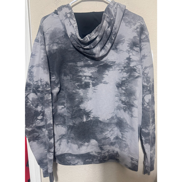 AC/DC Hoodie Pullover Sweatshirt High Voltage Band Distressed Tie Dye Mens M - Picture 5 of 6